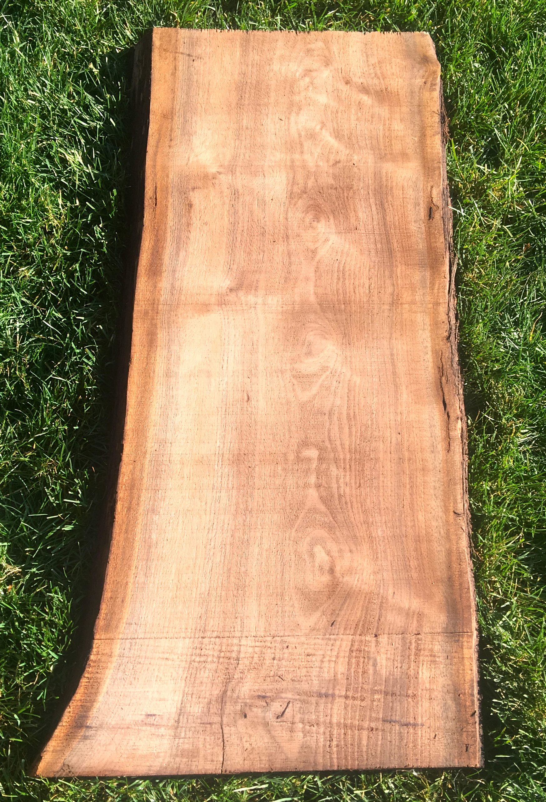 Live Edge Walnut Wood Slab 34 1 2 X 14 1 2 X 1 7 8 Kiln Dried Rustic Walnut Natural Edge Frison Logue Hardwoods