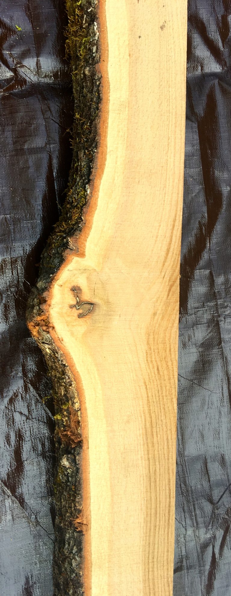 Black Oak Live Edge Mantel 87" x 510 1/4" x 4" Kiln Dried Wood, Natural Edge Mantel, Rustic