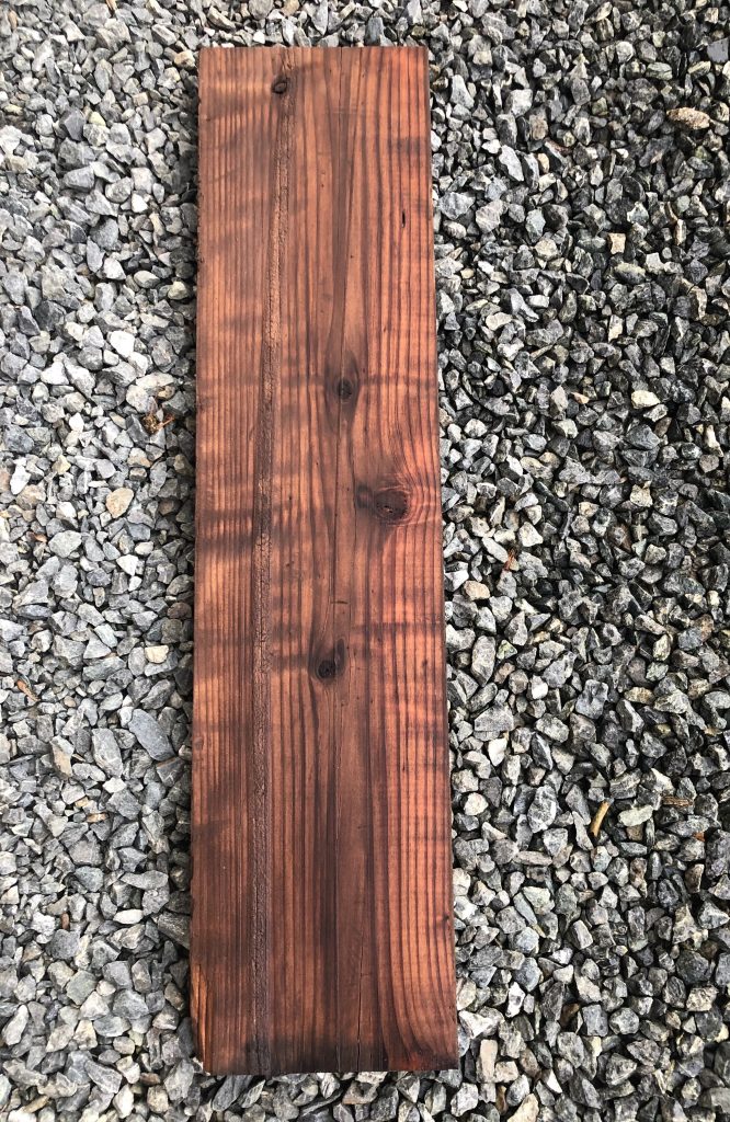 Reclaimed Redwood Lumber 30 1/4" x 7 1/4" x 1 1/4" FrisonLogue Hardwoods