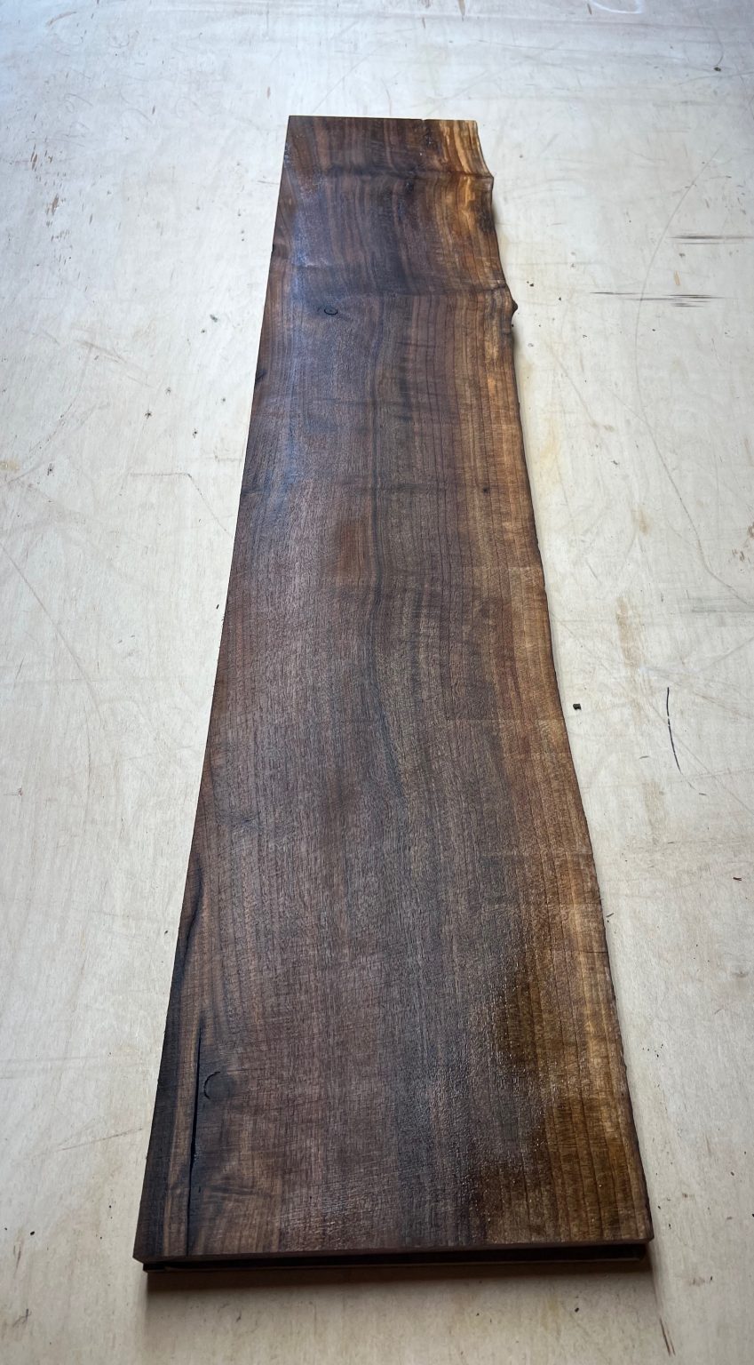 Walnut Wood Slab Live Edge Kiln Dried FrisonLogue Hardwoods